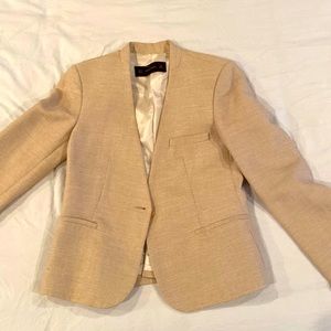 ZARA BASIC tan blazer
